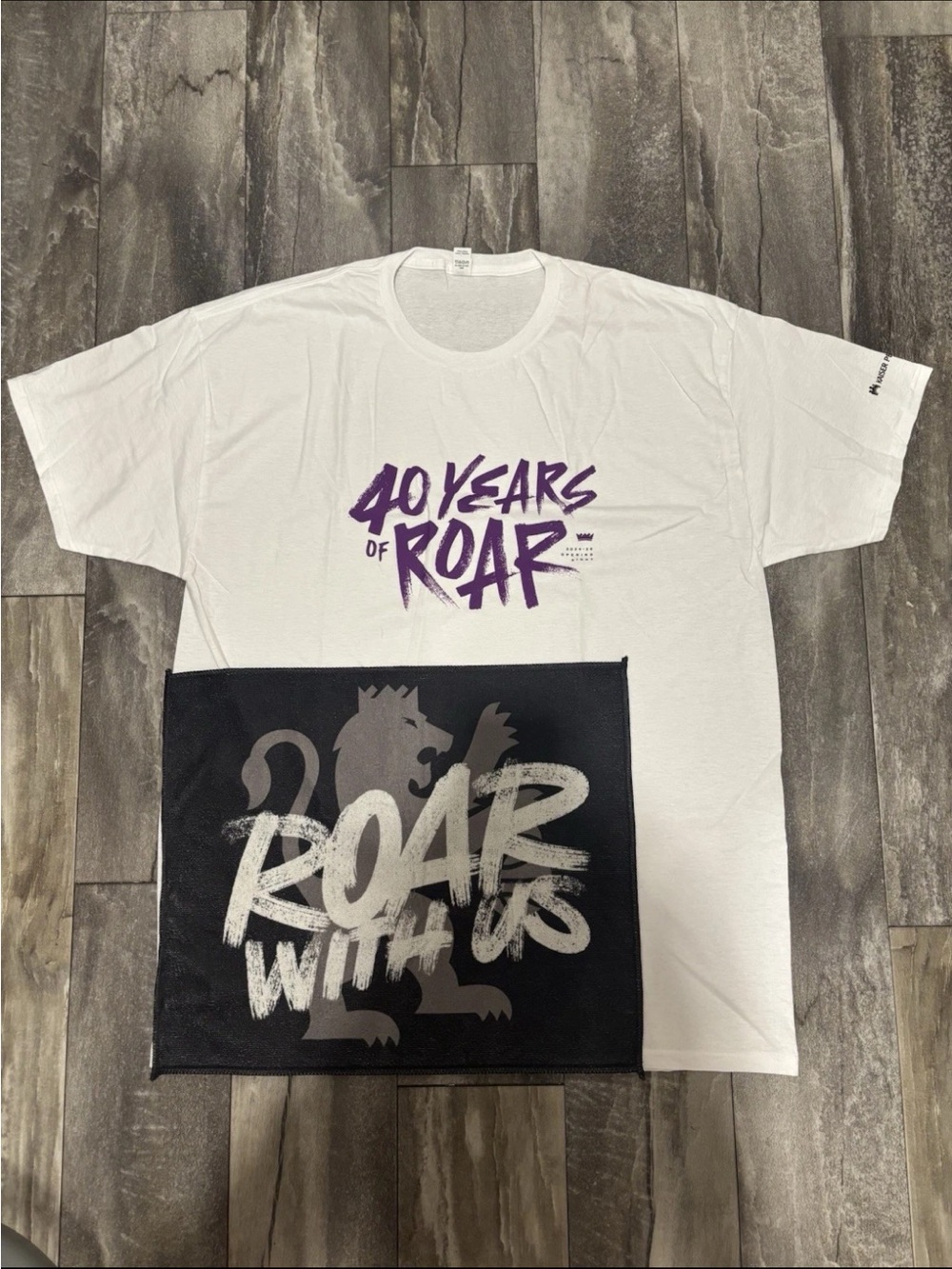 40 Years of Roar White Graphic Tee